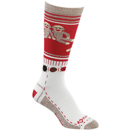 Fox River Monkey Friends Sock Red Sm 4590 SM