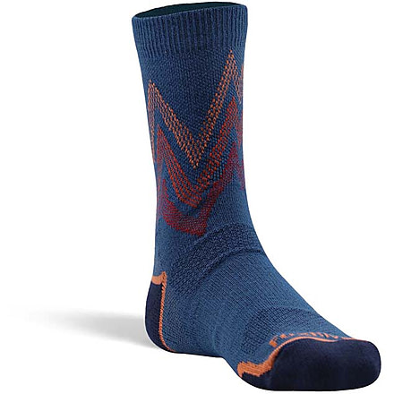 Fox River Mountain Hiker Lightweight Crew Hiking Sock - Kids, Blue, Small, 190551
