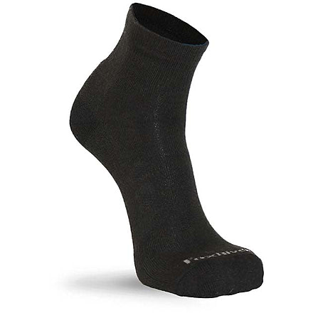 Fox River Organic Cotton Medium Weight Quarter Crew Everyday Sock - Mens, Black, Extra Large, 109176