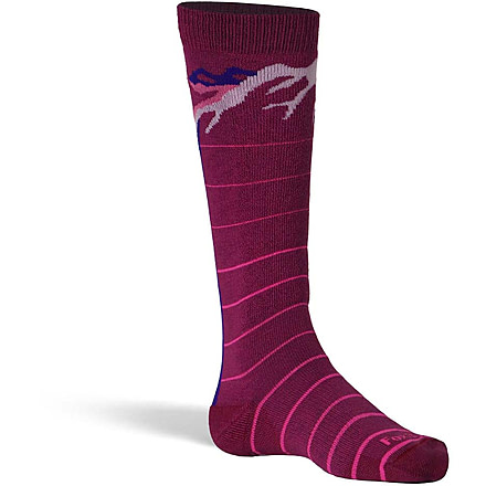 Fox River POW Lightweight Over-the-Calf Ski and Snowboard Sock - Kids, Violet, Medium, 166467