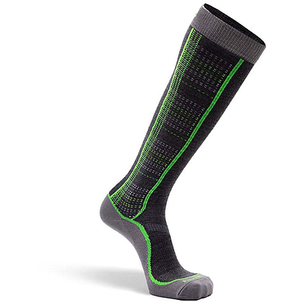 Fox River Table Top Ultra-Lightweight Over-the-Calf Ski and Snowboard Sock - Mens, Charcoal, Medium, 199524