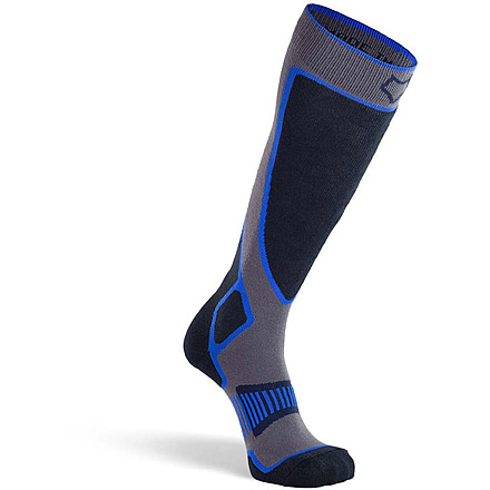 Fox River Valdez 2.0 Lightweight Over-the-Calf Ski and Snowboard Sock - Mens, Electric Blue, Large, 113224