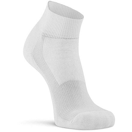 Fox River Wick Dry Walker Lightweight Quarter Crew Everyday Sock - Womens, White, Medium, 144801