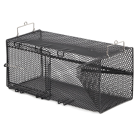 Frabill Black Pinfish Rectangular Trap - 18in x 12in x 8in, Black, PMC1264