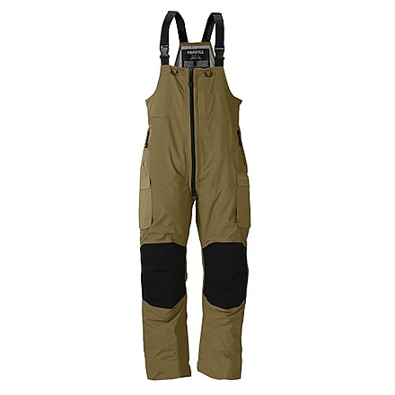 Frabill F3 Gale Rainsuit Bib, Charcoal Grey/Brown, 2XL 3301041