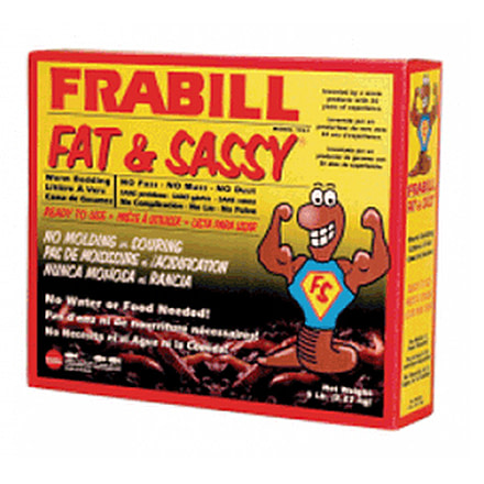 Frabill Fat &amp; Sassy Pre-Mixed Worm Bedding - 5lbs, 1067
