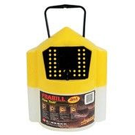 Frabill Flow-Troll Bucket, White/Yellow, 6 Quarts, PMC4501