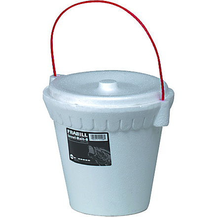 Frabill Insulated Foam Bucket, White, 8 Quarts, PMC11081