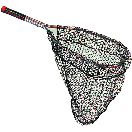 Frabill Livewell Net 8x12in D-Hoop 8in Handle Black Nylon, Black, 8 in, PMC3621