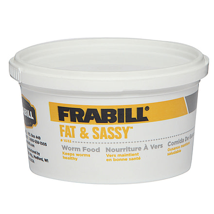 Frabill &amp; Sassy Worm Food Fat 71518