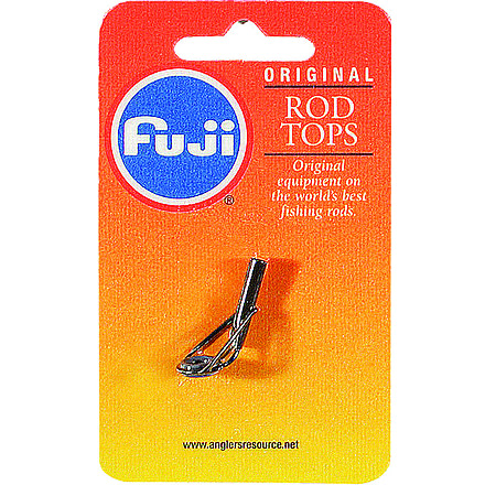 Fuji Aluminum Oxide All Purpose Cast/Spin Rod Top, Carded, 10 Ring Size and 10 Tube, Black, BPOT1010C