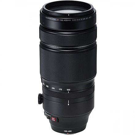 Fujifilm XF100-400mm F4.5-5.6 R LM OIS WR Camera Lens, Black, Large, 16501109