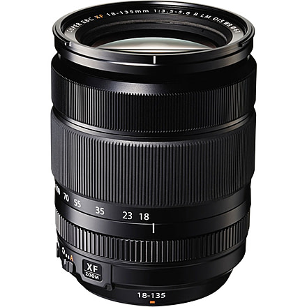 Fujifilm XF18-135mm F3.5-5.6 R LM OIS WR Camera Lens, Black, Medium, 16432853