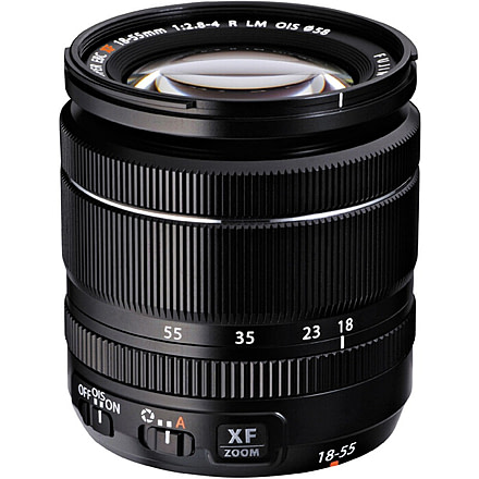 Fujifilm XF18-55mm F2.8-4.0 R LM OIS Camera Lens, Black, Medium, 16276479