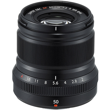 Fujifilm XF50mm F2 R WR Camera Lenses, Black, Small, 16536611