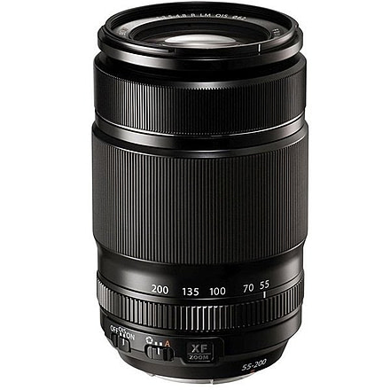 Fujifilm XF55-200mm F3.5-4.8 R LM OIS Camera Lens, Black, Medium, 16384941