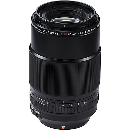 Fujifilm XF80mm F2.8 R LM OIS Macro Camera Lenses, Black, Medium, 16559168