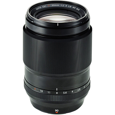 Fujifilm XF90mm F2 R LM WR Camera Lenses, Black, Medium, 16463668