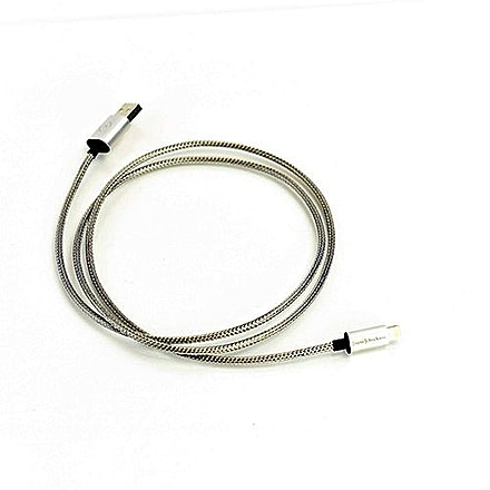Fuse Chicken Armour Charge Lightning Cable, 1 Meter, Silver, Lifetime Warranty, FCH-04254