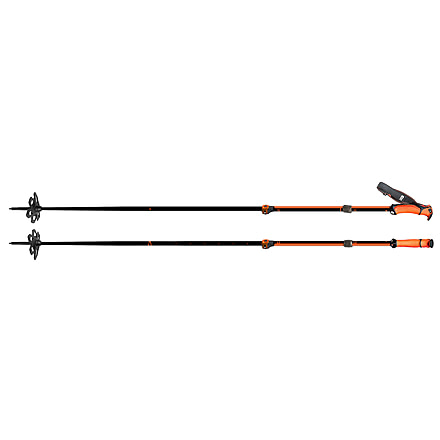 G3 VIA Ski Poles-Black/Orange-115