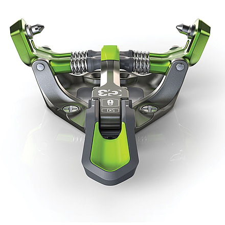 G3 Zed 12 Touring Bindings, No Brake/Leash, Green, 8439-GREEN