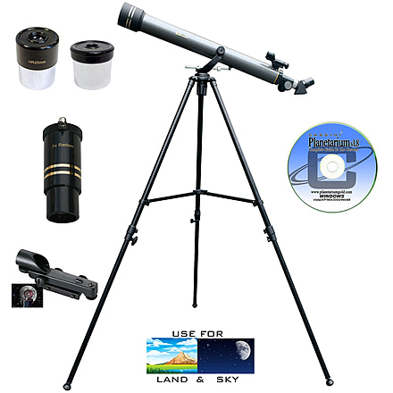 700x60mm Terrestrial Refractor Telescope,Hammer Tone