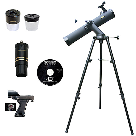800x80mm Astronomical Reflector Telescope Kit,Black Granite