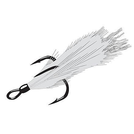 Gamakatsu Feathered Treble Wxr 2, 2 Hooks P/P 216409-WR