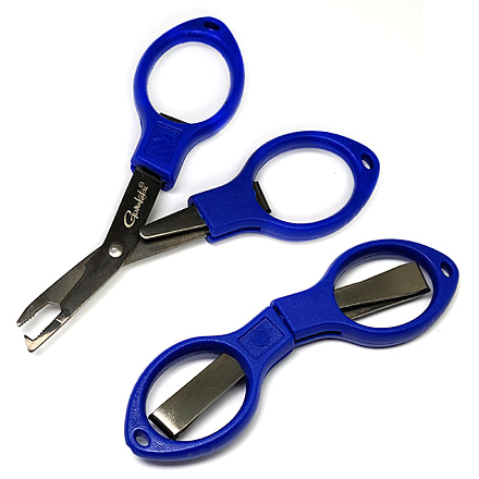 Gamakatsu Folding Braid Scissores w/ Split Ring Opener, 4in, SC001