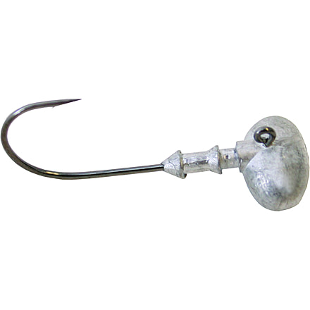 Gamakatsu Football 24 Jighead, 3/16 oz, 1/0 Hook, Nickel Silver Black, 5/Pack, 502411-3/16