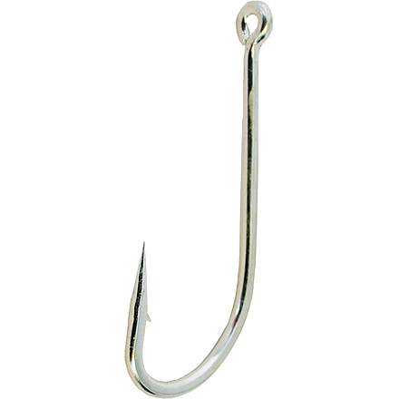 Gamakatsu O'Shaughnessy Hook, Needle Point, Ringed Eye Tin, Tin, Size 1/0, 6 per Pack, 13011