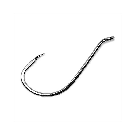 Gamakatsu Octopus Nano Alpha All Purpose Fishing Hook, Size 1/0, Black, 02211