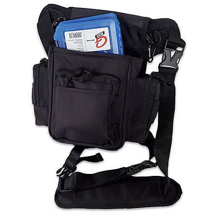 Gamakatsu Shoulder Bag Tackle Storage, Black, BAG006