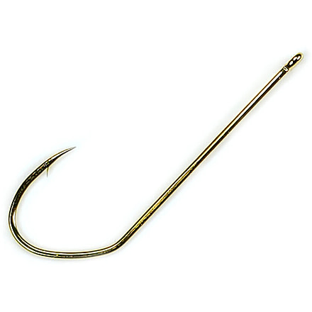 Gamakatsu Stiletto Hook, Gold, 2, Gold, 2, 453209