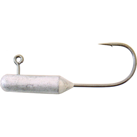 Gamakatsu Tube Jighead 1/8oz, Nickel Silver Black, Size 25/Pack, 503409-1/8