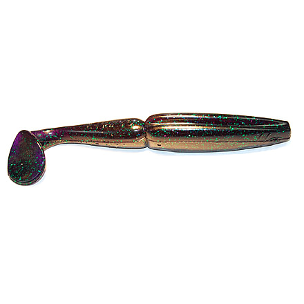 Gambler Big EZ Swimbait Swimbaits, 5, 5in, Junebug, EZ5003