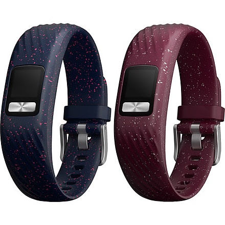 Garmin Accessory Bands, Vivofit 4, Navy Speckle/Merlot, Small/Medium, 010-12640-00