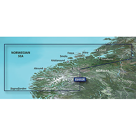 Garmin BlueChart g2 Sognefjorden Svefjorden v2010.5-v12 microSD Card w/SD Adapter 010-C0788-20
