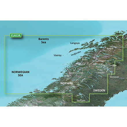 Garmin BlueChart g2 Trondheim Tromso v2010.5-v12 microSD Card w/SD Adapter 010-C0789-20