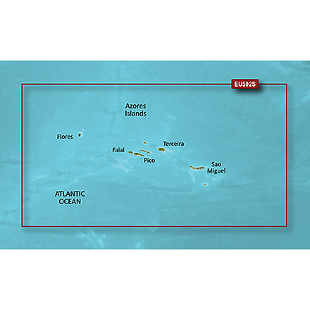 Garmin BlueChart g2 Vision - Azores Islands JUL 08 (EU502S) SD Card 010-C0846-00