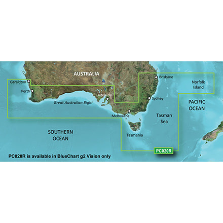 Garmin BlueChart g2 Vision - Brisbane SW to Geraldton JUL 08 (PC020R) SD Card 010-C0753-00