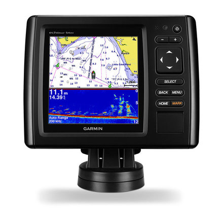 Garmin EchoMAP CHIRP 54CV, US Coastal, w/Xdcr, Black GA-0100179901