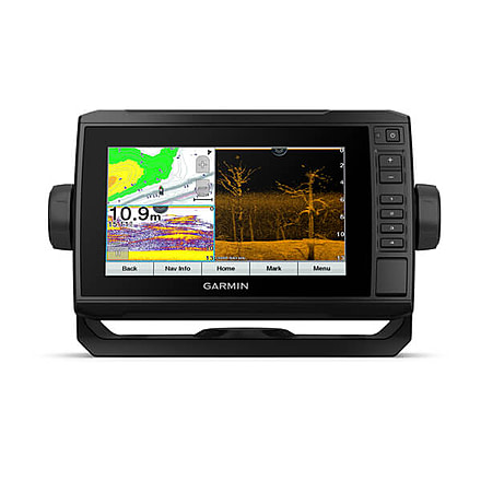 Garmin Echomap UHD 75cv Fishfinder, Canada LakeVu g3, w/GT24 XDCR, Black, 010-02336-00