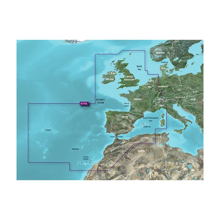 Garmin Europe Atlantic Coast BlueChart g3 Vision VEU722L 79447
