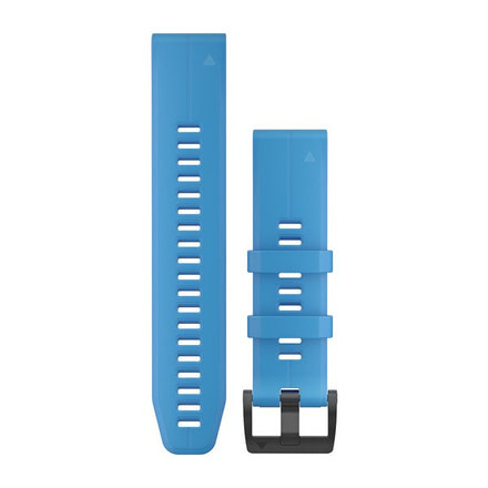 Garmin Fenix 5 Plus 22mm QuickFit Silicone Band, Cyan Blue 010-12740-03