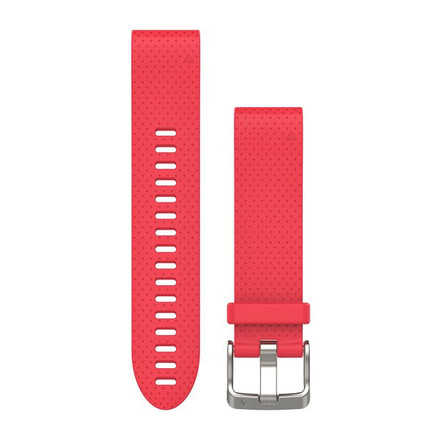 Garmin Fenix 5s 20mm QuickFit Silicone Band, Azalea Pink 010-12491-14