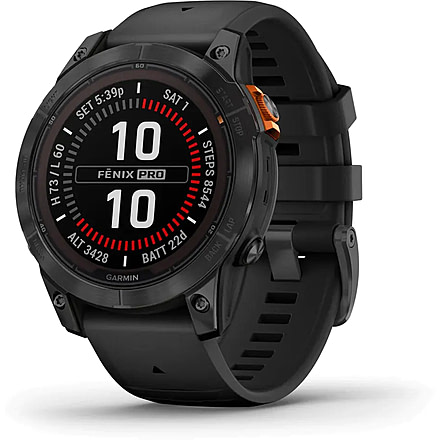 Garmin Fenix 7 Pro Solar Edition Watch, Black, 010-02777-00