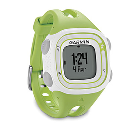 Garmin Forerunner 10 Watch, Green and White, Americas, Green 010-01039-01