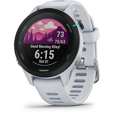 Garmin Forerunner 255s Music 41mm Watch, Whitestone, 010-02641-23