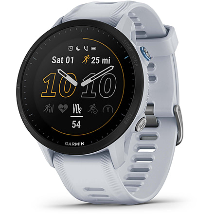 Garmin Forerunner 955 Watch, 33mm Display, Silicone Strap, Whitestone, 010-02638-11